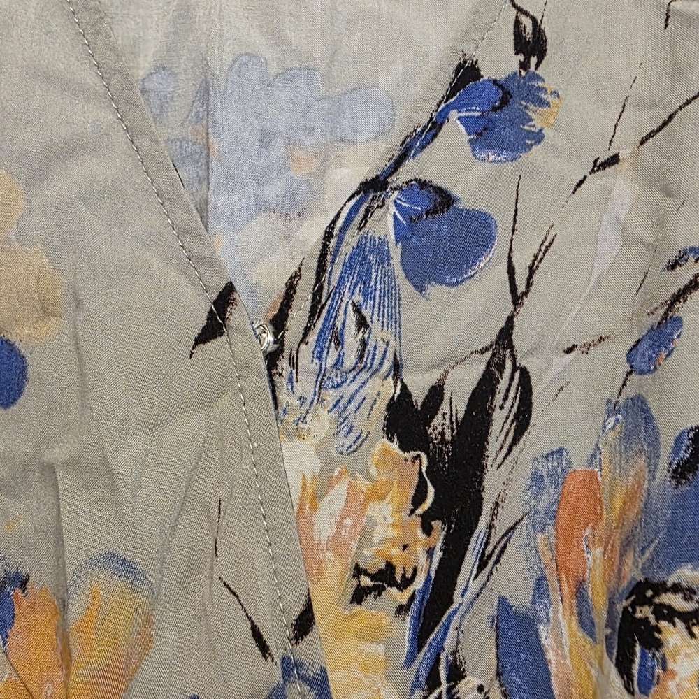 Umgee Boho Chic Romper Floral Print Sz Medium - Picture 7 of 10